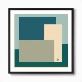 Abstract Squares Art Print