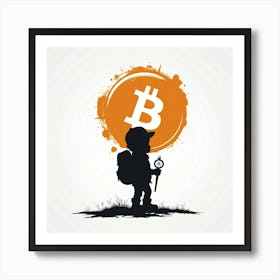 Bitcoin Explorer 1 Art Print