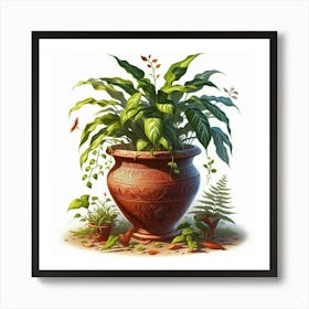 Potted Plant 10 Art Print