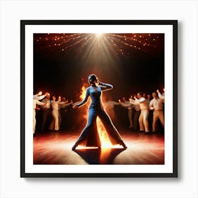 Flamenco Dancer Art Print