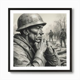 Soldier In Uniform Poster