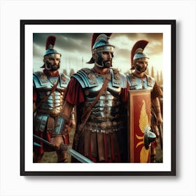 Roman Soldiers Art Print