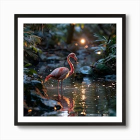 Flamingo 85 Art Print