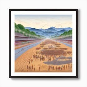 Korean Olympics Art Print
