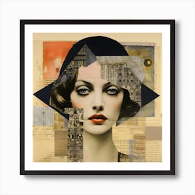 Woman In A Hat Art Print