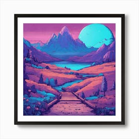 Original Video Game Album Art (2) Art Print