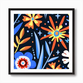 Floral Pattern Art Print