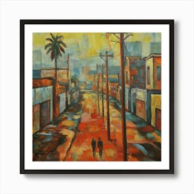 South Central Los Angeles Art Print