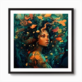 Mermaid 9 Art Print