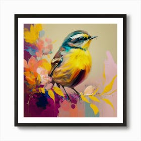 Bird On A Branch Art Print