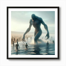 Creature From The Deep Art Print