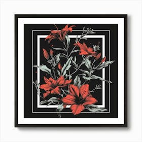 Red Lily 1 Art Print