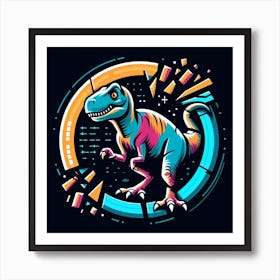 Dinosaur T - Rex Art Print