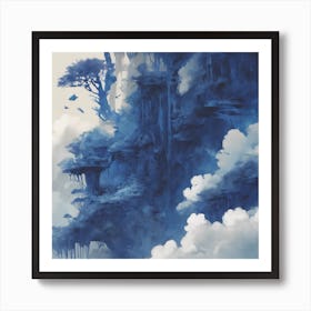 Tree In The Sky Art Print