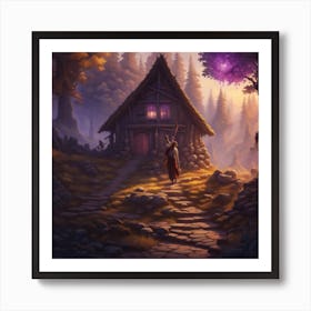 House In The Forest 1 Art Print