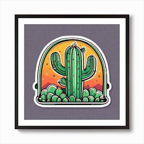 Cactus 8 Art Print