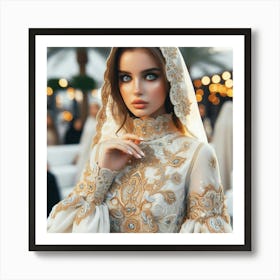 Muslim Bride Art Print