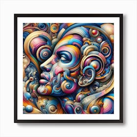 Psychedelic Art 6 Art Print