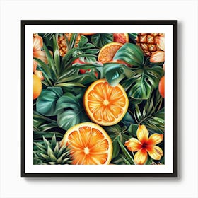 Tropical Fusion (7) Art Print