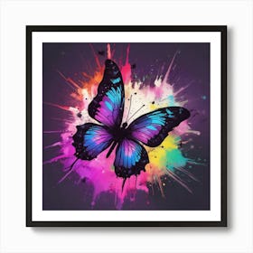 Butterfly Painting 304 Art Print