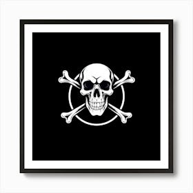 Skull And Crossbones 4 Art Print