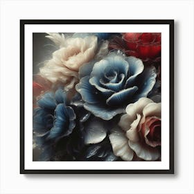 Bouquet Of Flowers Art Print