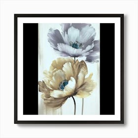 Two Flowers Art Print