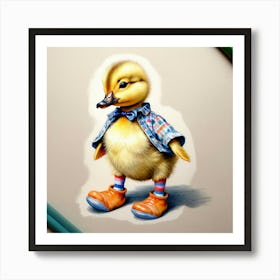 Duck Painting 14 Art Print