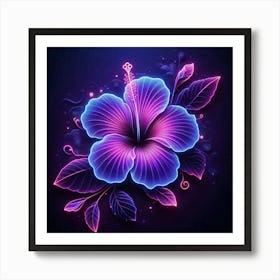 Hibiscus Flower Art Print