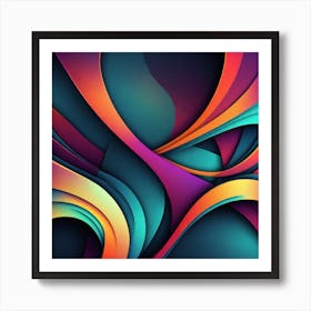 Abstract Abstract Painting 3 Art Print