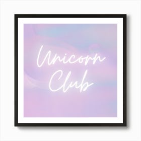 Unicorn Club Art Print