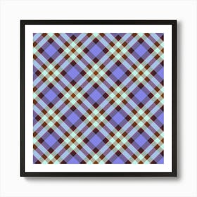 Plaid Pattern 20 Art Print