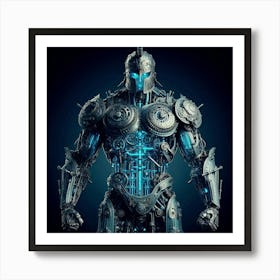 Robot Warrior 1 Art Print