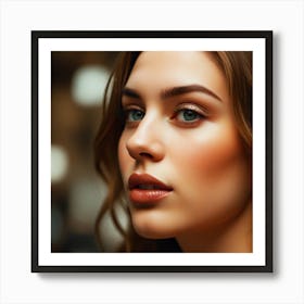 Portrait Of A Young Woman 2 Art Print