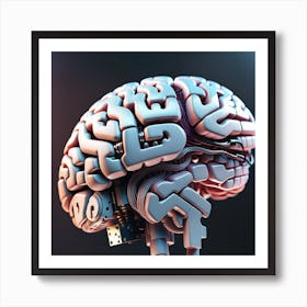 Brain Of A Robot 4 Art Print