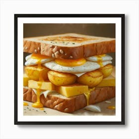 Omelet Art Print