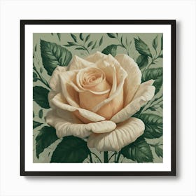 White Rose 1 Art Print