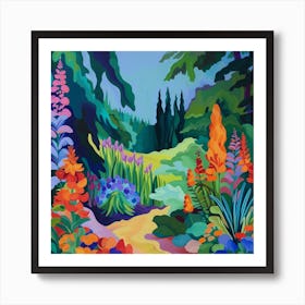 Colourful Gardens University Of British Columbia Canada 1 Art Print