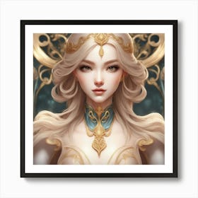 Elven Beauty Art Print