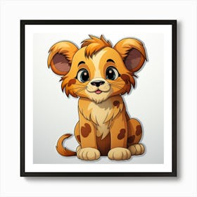 Lion Cub 48 Art Print