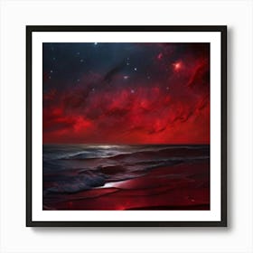 Red Sky At Night Poster