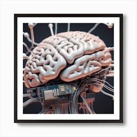 Artificial Brain 6 Art Print