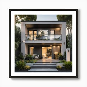 Modern House In Melbourne Art Print