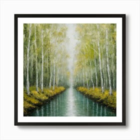 Walk In The Woods 3 Art Print