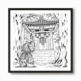 Samurai Art 68 Art Print