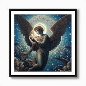 Angel Of The Sky Art Print