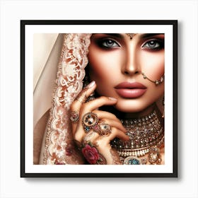 Exotic Beauty Artwork 189 Art Print