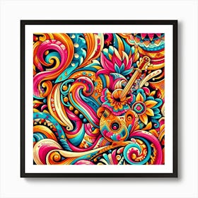 Psychedelic Art 5 Art Print