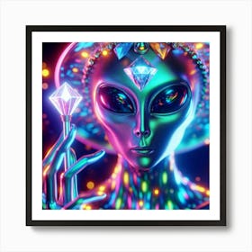 Alien Art 3 Art Print