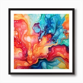 Abstract Painting 198 Art Print